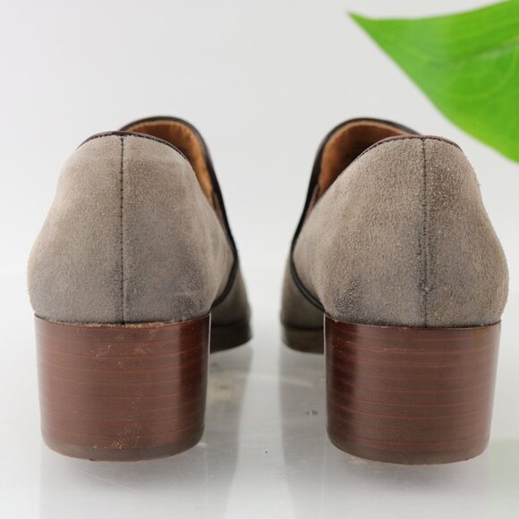 Sofft Women's Velina Boot Size 8.5 Gray Taupe Suede Shootie Ankle Pump Low Heel - Picture 6 of 12